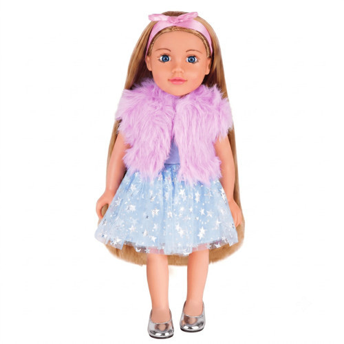 Orijinal Designafriend Patience Bebek - 47 cm Büyük Boy Saç Tasarım ve Evcilik Oyuncağı