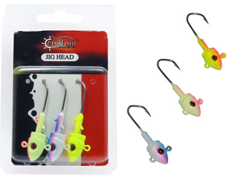 6412 Jig Head Body 3lü Mix Set Çift Yönlü Jig Head