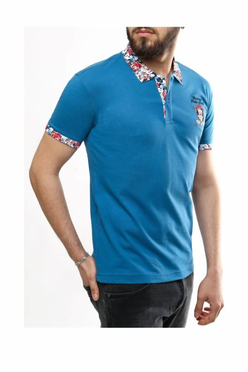 Polo Yaka Petrol Yeşili Tişört / T-Shirt-1873