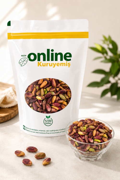 Kırmızı İç Antep Fıstığı - Çiğ- Yeni Mahsül - 200 gr