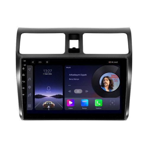 Suzuki Swift Android Multimedya (2006-2011) CarPlay Android Auto Navigasyon Kameralı 4GB RAM 32GB