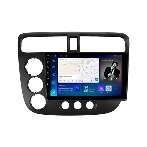 Honda Civic Android Multimedya (2001-2006) CarPlay Android Auto Navigasyon Kameralı 4GB RAM 32GB