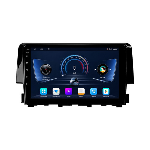 Honda Civic Android Multimedya (2016-2021) CarPlay Android Auto Navigasyon Kameralı 4GB RAM 32GB
