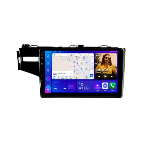 Honda Jazz Android Multimedya (2015-2019) CarPlay Android Auto Navigasyon Kameralı 4GB RAM 32GB