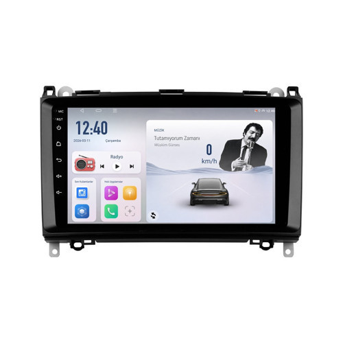 Mercedes Vito Android Multimedya (2007-2023) CarPlay Android Auto Navigasyon Kameralı 4GB RAM 32GB