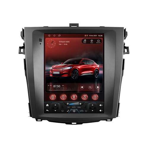Toyota Corolla Android Multimedya (2007-2012) CarPlay Android Auto Navigasyon Kameralı 4GB RAM 32GB