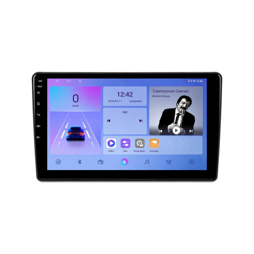 Toyota Auris Android Multimedya (2007-2012) CarPlay Android Auto Navigasyon Kameralı 4GB RAM 32GB
