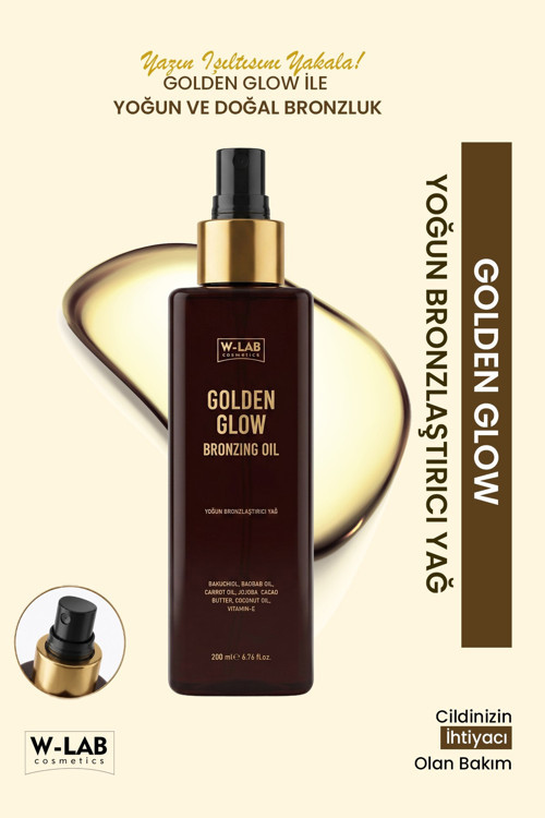Golden Glow Yoğun Bronzlaştırıcı Yağ 200 Ml