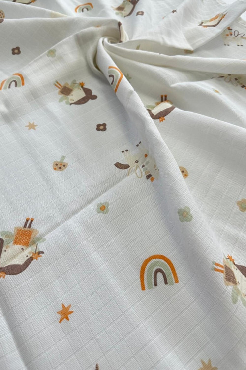 Desenli Muslin Örtü & Battaniye