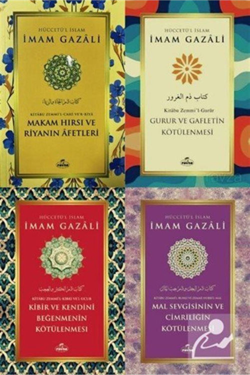 Kalbin Hastalıklarıyla Mücadele İmam Gazalî Ahlak Serisi (4 Kitap)