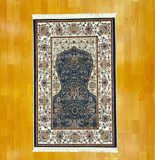 Lüks Mihraplı Türk Motifli Dijital Baskı Seccade