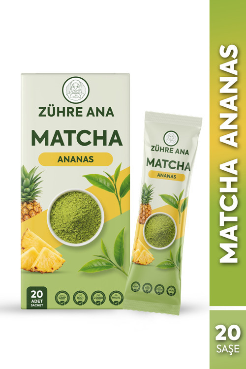 Matcha Çayı Ananas Aromalı 20 Saşe x 8 gr