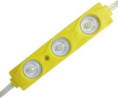 MODÜL LED Sarı Renk 3 Mercekli 1.5Watt - 5 Adet