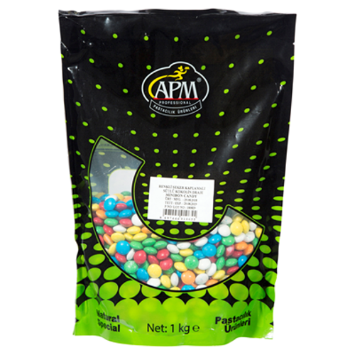 Renkli Kokolin Draje 1Kg Bonıbon (5'li Paket)