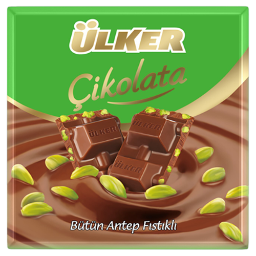 Kare Çikolata 65G Fıstıklı (6'li Paket)