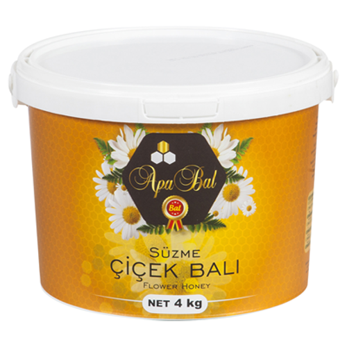 Apa Bal Kova Süzme Bal 4Kg Çiçek (2'li Paket)