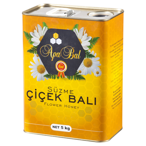 Apa Bal Teneke Süzme Bal 5Kg Çiçek (2'li Paket)