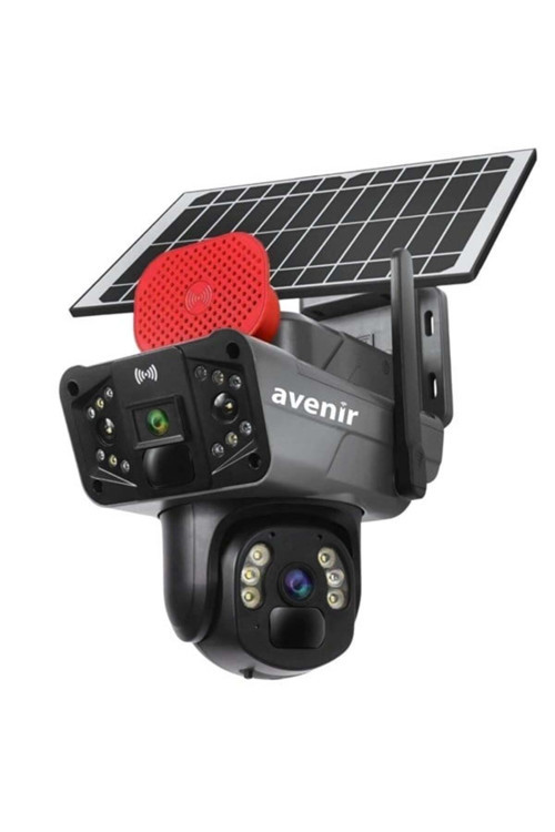 6Mp 2 Kameralı 4G Solar Ip Kamera Av-S427H