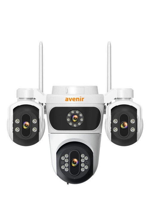 Av-S323 3 Kameralı Wifi 6Mp 360 Dönebilen Sesli Gece Görüşlü Kamera