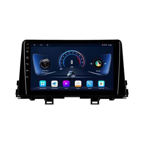Kia Picanto Android Multimedya (2018-2022) CarPlay Android Auto Navigasyon 10GB RAM 256GB Pro