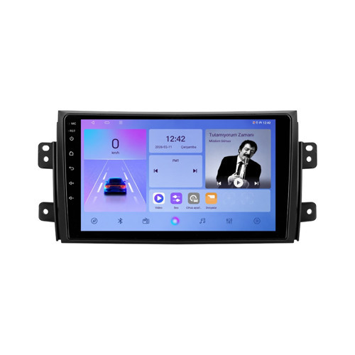 Suzuki SX4 Android Multimedya (2008-2013) CarPlay Android Auto Navigasyon Kameralı 8GB RAM 128GB Pro