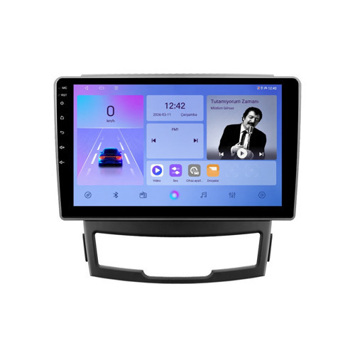 SsangYong Korando Android Multimedya (2011-2013) CarPlay Android Auto Navigasyon 4GB RAM 64GB