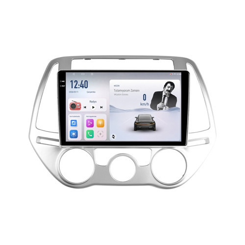 Hyundai i20 Android Multimedya (2012-2014) CarPlay Android Auto Navigasyon Kameralı 6GB RAM 64GB
