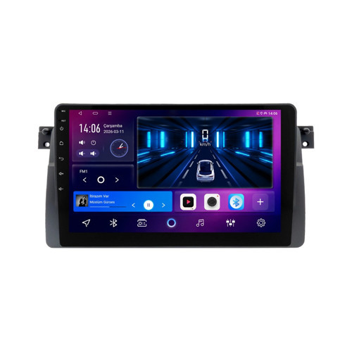 BMW 3 Series E46 Android Multimedya (1999-2005) CarPlay Android Auto Navigasyon 8GB RAM 128GB