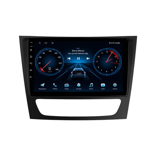 Mercedes CLS Android Multimedya (2004-2010) CarPlay Android Auto Navigasyon 10GB RAM 256GB Pro