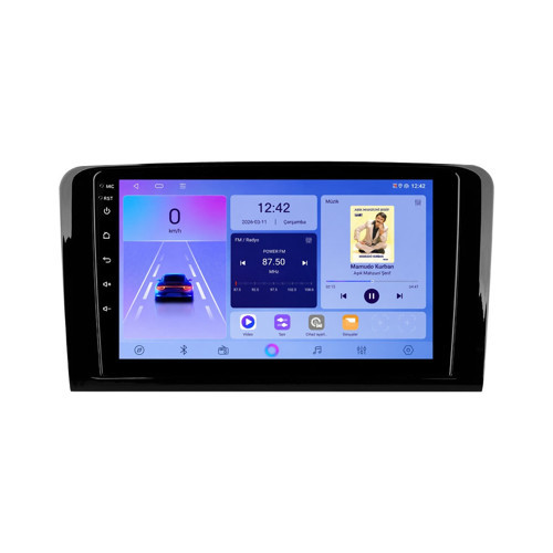 Mercedes ML Android Multimedya (2005-2011) CarPlay Android Auto Navigasyon Kameralı 6GB RAM 64GB