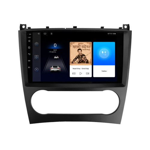 Mercedes CLK Android Multimedya (2005-2009) CarPlay Android Auto Navigasyon 10GB RAM 256GB Pro