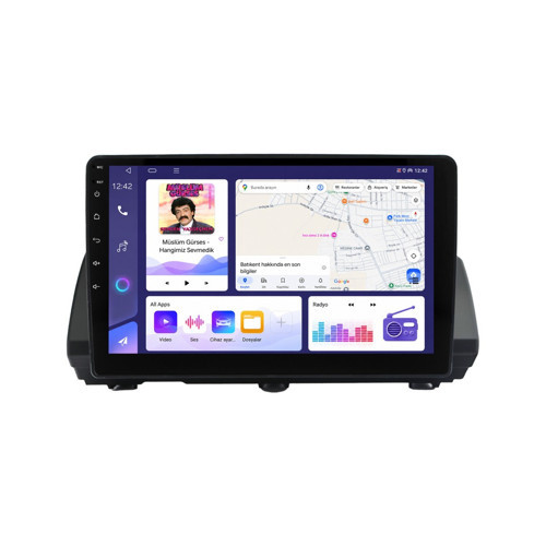 Dacia Sandero Stepway Android Multimedya (2021-2025) CarPlay Android Auto Navigasyon 4GB RAM 64GB