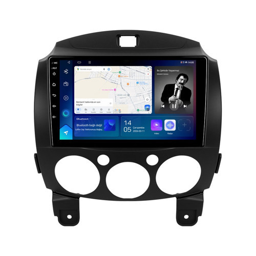 Mazda 2 Android Multimedya (2009-2012) CarPlay Android Auto Navigasyon Kameralı 10GB RAM 256GB Pro