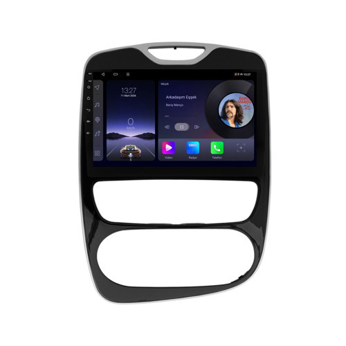 Renault Clio Android Multimedya (2016-2019) CarPlay Android Auto Navigasyon Kameralı 8GB RAM 64GB