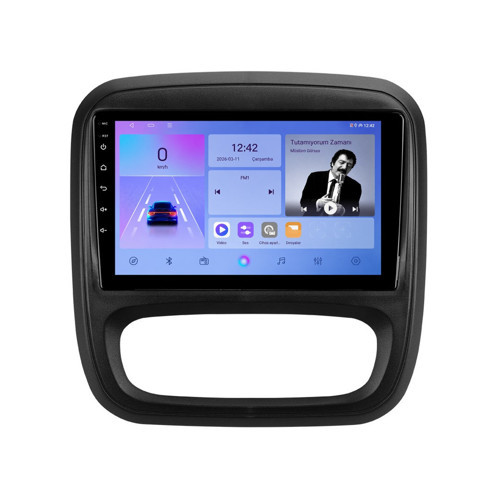 Renault Trafic Multix Android Multimedya (2019-2021) CarPlay Android Auto Navigasyon 8GB RAM 64GB