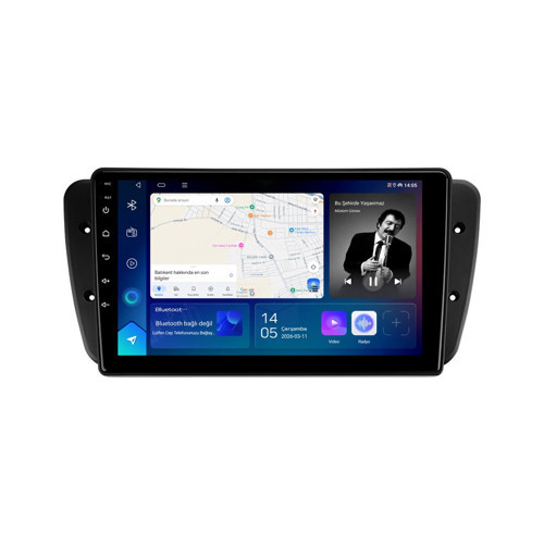 Seat Ibiza Android Multimedya (2009-2012) CarPlay Android Auto Navigasyon Kameralı 8GB RAM 128GB