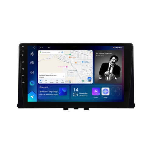 Opel Combo Cargo Android Multimedya (2020-2024) CarPlay Android Auto Navigasyon 6GB RAM 64GB