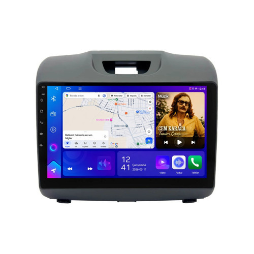 Isuzu D-Max Android Multimedya (2012-2019) CarPlay Android Auto Navigasyon 10GB RAM 256GB Pro