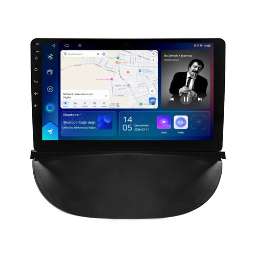 Renault Symbol Android Multimedya (2009-2012) CarPlay Android Auto Navigasyon 8GB RAM 128GB Pro