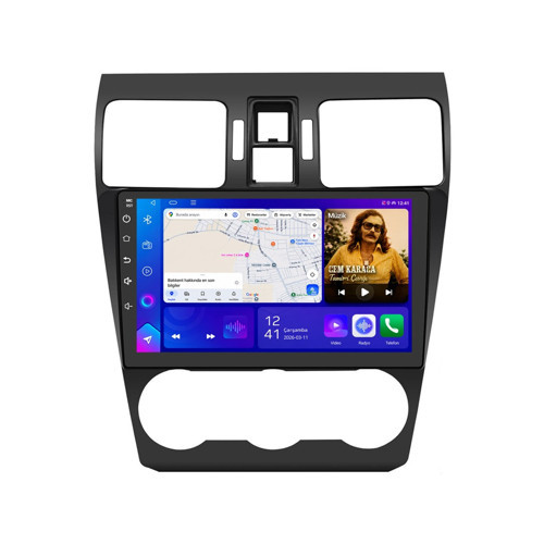Subaru XV Android Multimedya (2015-2017) CarPlay Android Auto Navigasyon Kameralı 4GB RAM 64GB