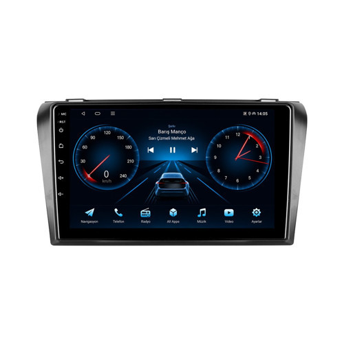 Mazda 3 Android Multimedya (2004-2009) CarPlay Android Auto Navigasyon Kameralı 4GB RAM 64GB