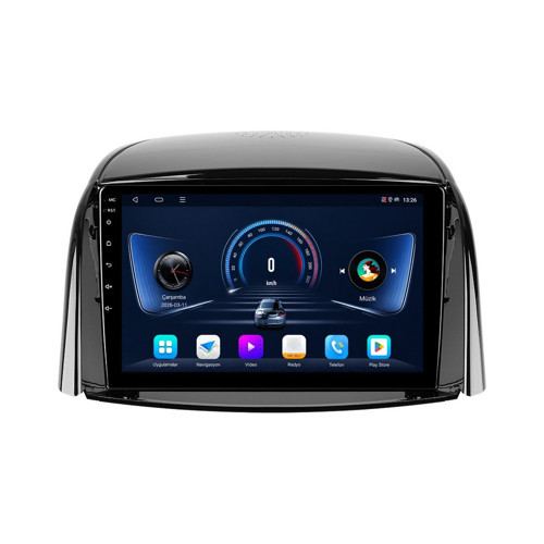 Renault Koleos Android Multimedya (2009-2012) CarPlay Android Auto Navigasyon 10GB RAM 256GB Pro