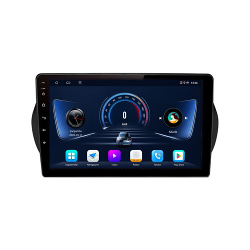 Fiat Fiorino Combi Mix Android Multimedya (2008-2017) CarPlay Android Auto Navigasyon 8GB RAM 64GB