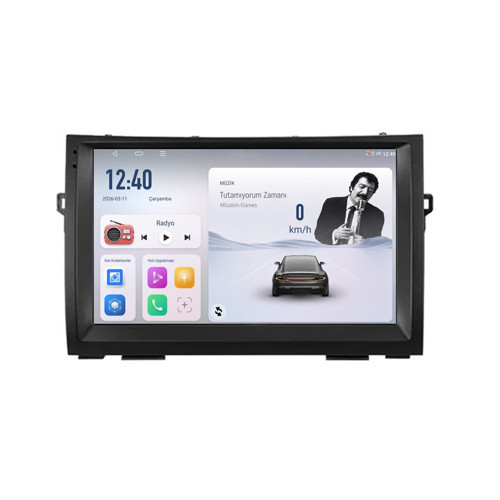 Toyota Prius Android Multimedya (2005-2009) CarPlay Android Auto Navigasyon Kameralı 6GB RAM 64GB