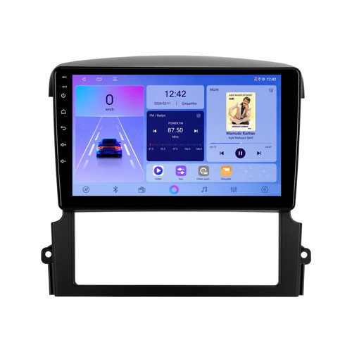 Kia Sorento Android Multimedya (2007-2010) CarPlay Android Auto Navigasyon 10GB RAM 256GB Pro