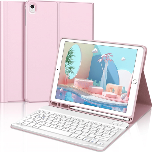 Qpen iPad 9.7 inç (2018)  Uyumlu Klavyeli Tablet Kılıfı