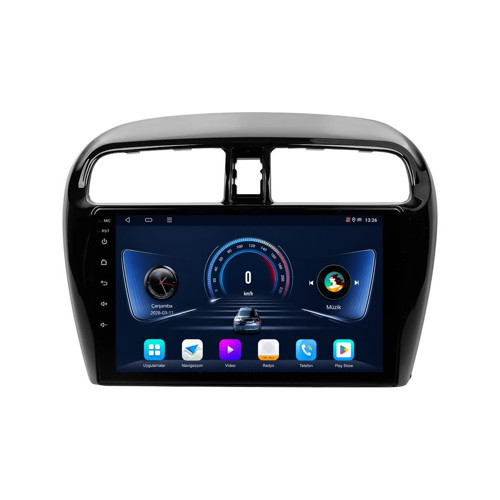 Mitsubishi Space Star Android Multimedya (2013-2022) CarPlay Android Auto Navigasyon 8GB RAM 64GB