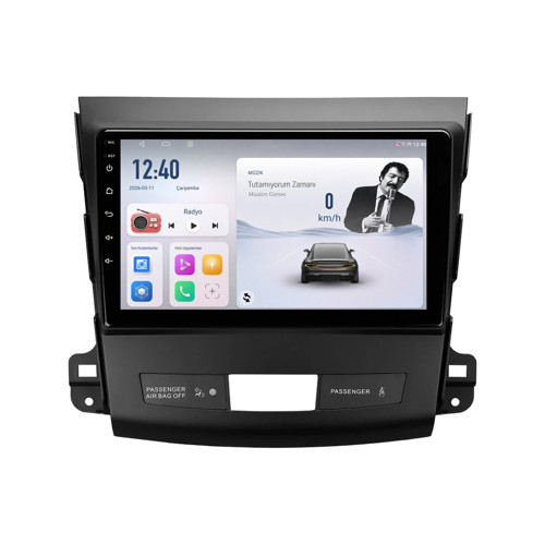 Peugeot 4007 Android Multimedya (2009-2010) CarPlay Android Auto Navigasyon Kameralı 8GB RAM 64GB