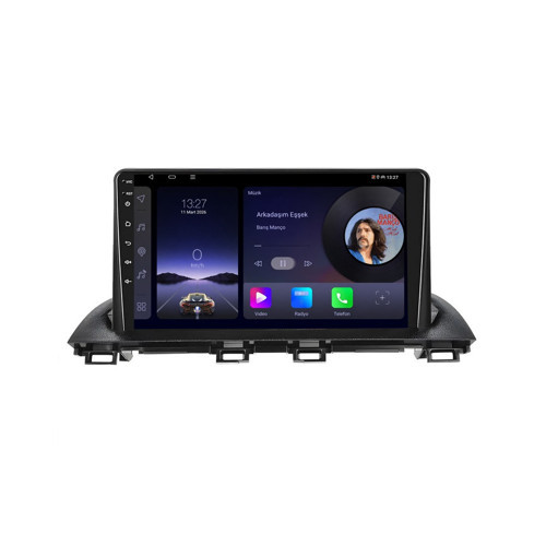 Mazda 3 Android Multimedya (2014-2018) CarPlay Android Auto Navigasyon Kameralı 8GB RAM 128GB