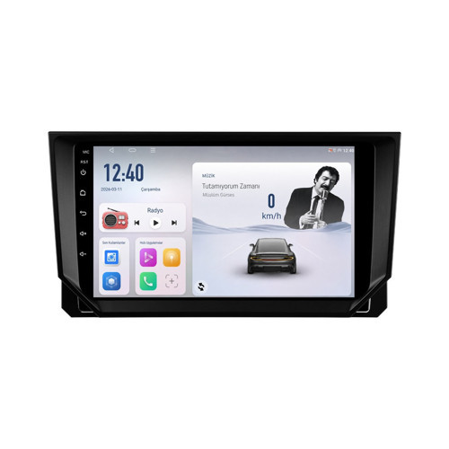 Seat Arona Android Multimedya (2017-2020) CarPlay Android Auto Navigasyon Kameralı 8GB RAM 128GB Pro